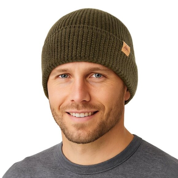 Merino Wool Beanie Unisex Winter Hat Warm Soft Knit Hiking Running main image 6